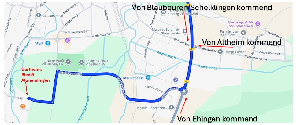 Anfahrtsbeschreibung by Google Maps